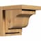 Ekena Millwork Newport Smooth Corbel w/Backplate, Western Red Cedar, 7 1/2"W x 8"D x 8"H COR08X08X08NEW01SWR - alternate 1